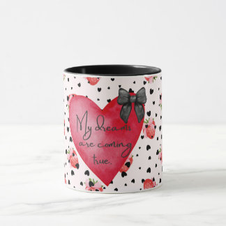 Caneca Coquette Girly Positive Afirmation Strawberry Mug