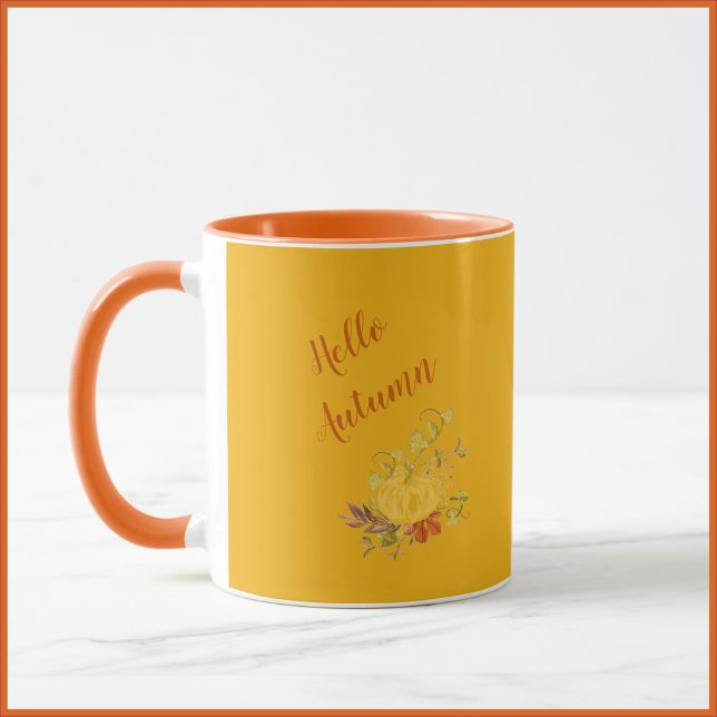 Caneca Cor da Pumpkin de outono Russo (Criador carregado)