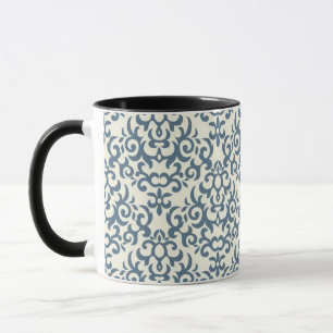 Caneca Cor damasco no fundo 2 do inclinação