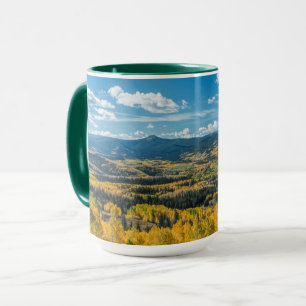 Caneca Cor de Outono em Flat Tops Floresta Nacional Rou