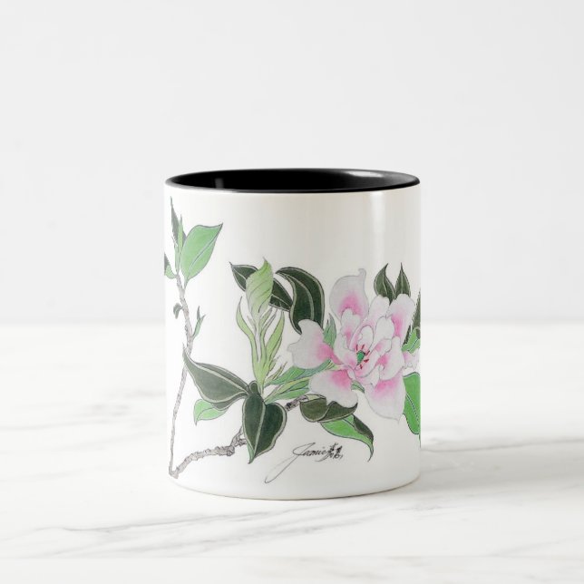Caneca cor-de-rosa da flor (Centro)
