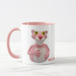 Caneca cor-de-rosa da pantera - canecas de
