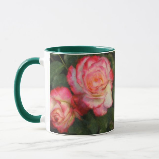 Caneca cor-de-rosa da rainha Elizabeth (Esquerda)