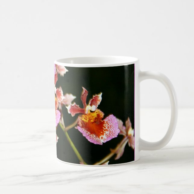 Caneca cor-de-rosa das orquídeas (Direita)