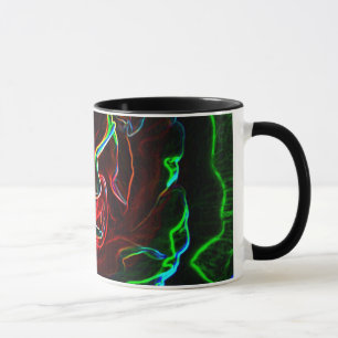 Caneca cor-de-rosa do abstrato