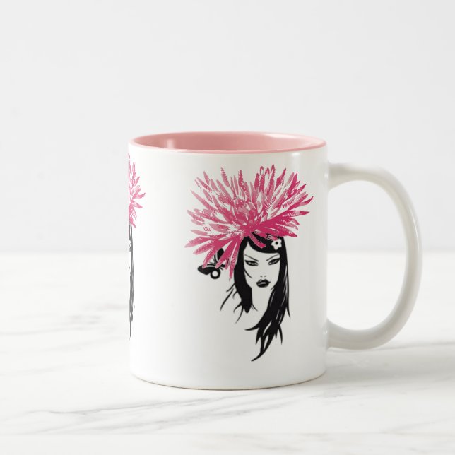 Caneca cor-de-rosa do florista de Valuegem Fusha (Direita)