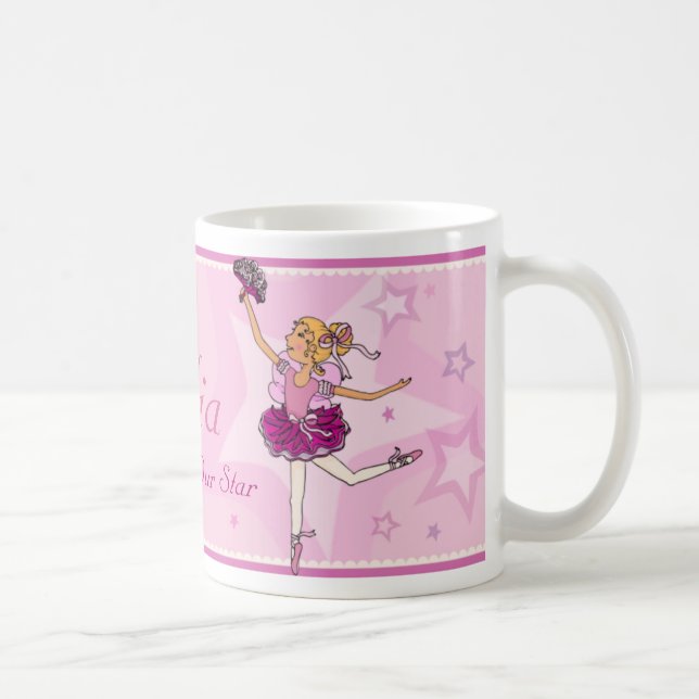 Caneca cor-de-rosa & loura da estrela da filha da (Direita)