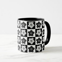 Caneca Cor - Flor - Ponto Preto