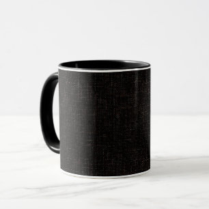 Caneca Cor sólida texturizada a preto