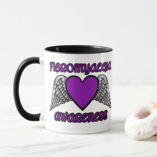 Caneca Coração/Asas...Fibro Mug