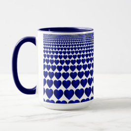 CANECA CORAÇÃO AZUL