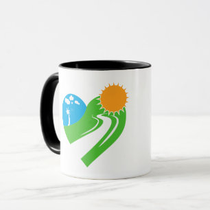 Caneca Coração da Natureza Estrada Sinúosa
