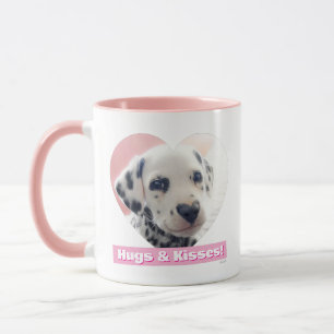 Caneca Coração de Dalmata Nariz