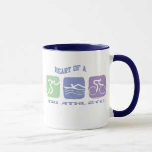 CANECA CORAÇÃO DE UM TRI ATLETA