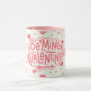 Caneca Coração do Dia de os namorados colorido