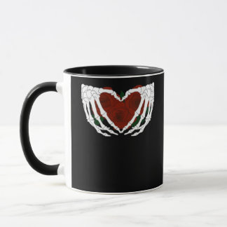 Caneca Coração Esqueletal