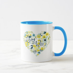 Caneca Coração Floral II