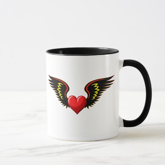 Caneca Coração ondulado (Direita)