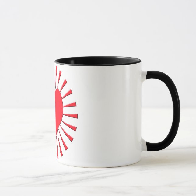 Caneca Coração vermelho (Direita)