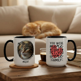 Caneca Coração Vermelho Comovente Foto Memorial de Estima