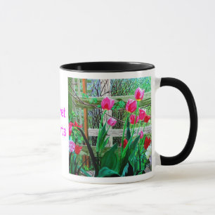 Caneca Corações de veludo