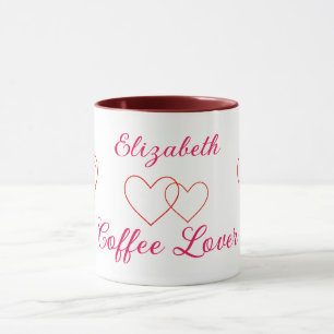 Caneca Corações do Café Lover