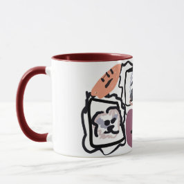 Caneca corações malteses