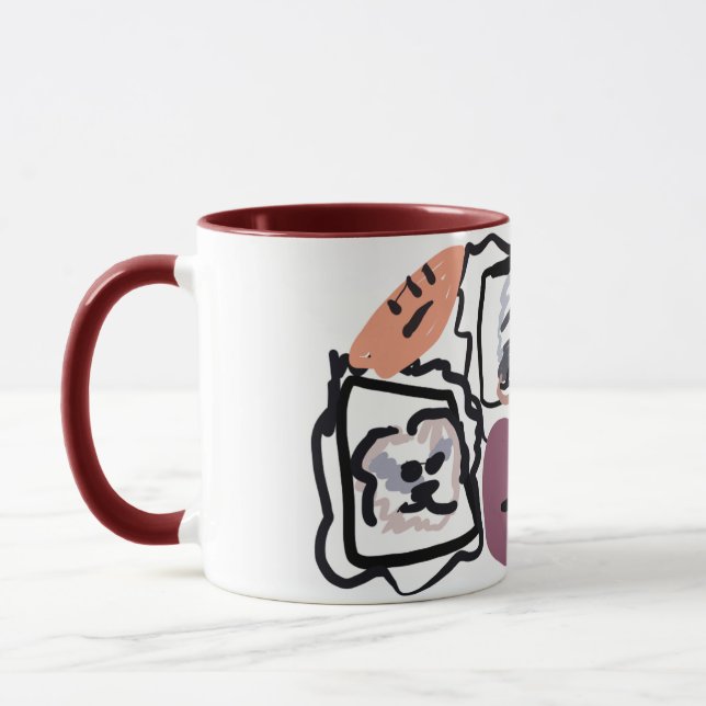 Caneca corações malteses (Esquerda)