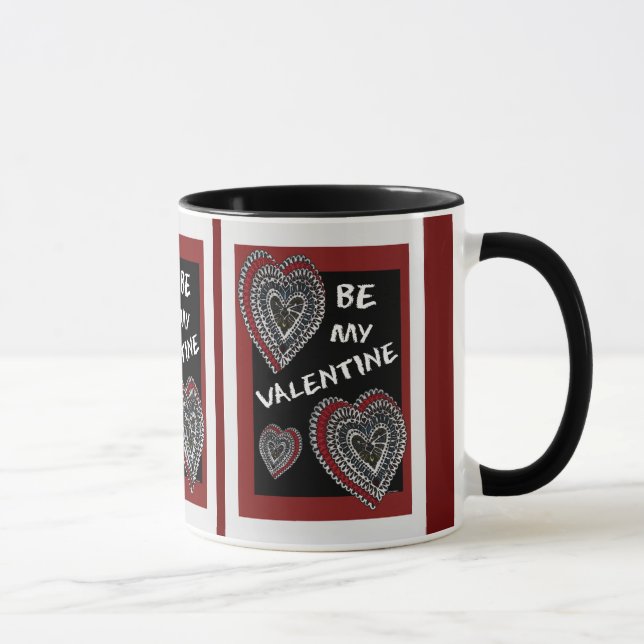 Caneca Corações no conselho de giz (Direita)