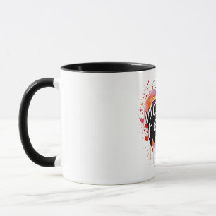 Caneca Corações Quentes - Design ensos e Corações
