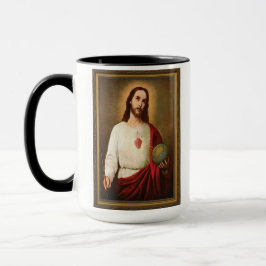 Caneca Corações Sagrados e Imaculados