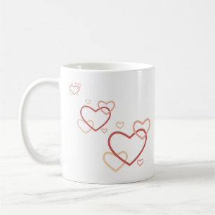 Caneca Corações Silenciosos – Xícara de Chocolate