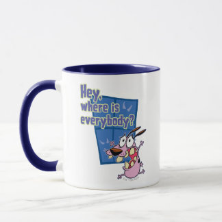 Caneca Coragem ao Cachorro | Onde estão todos?