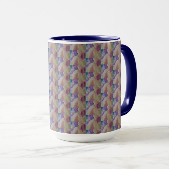 Caneca Coral Reef Abstrato Art (Frente Esquerda)