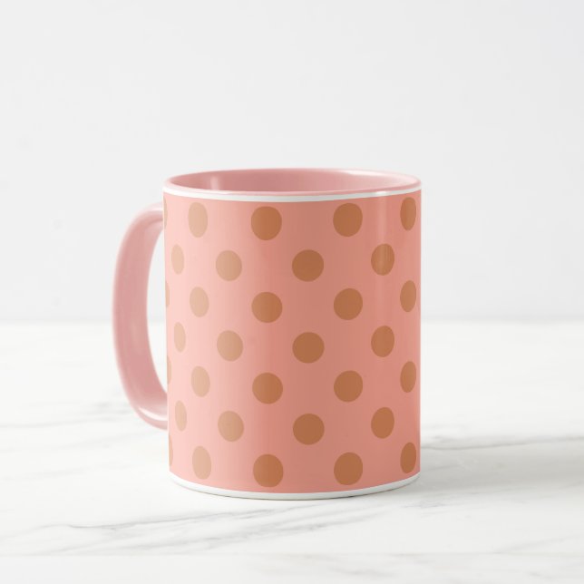 Caneca Coral retrô (Frente Esquerda)