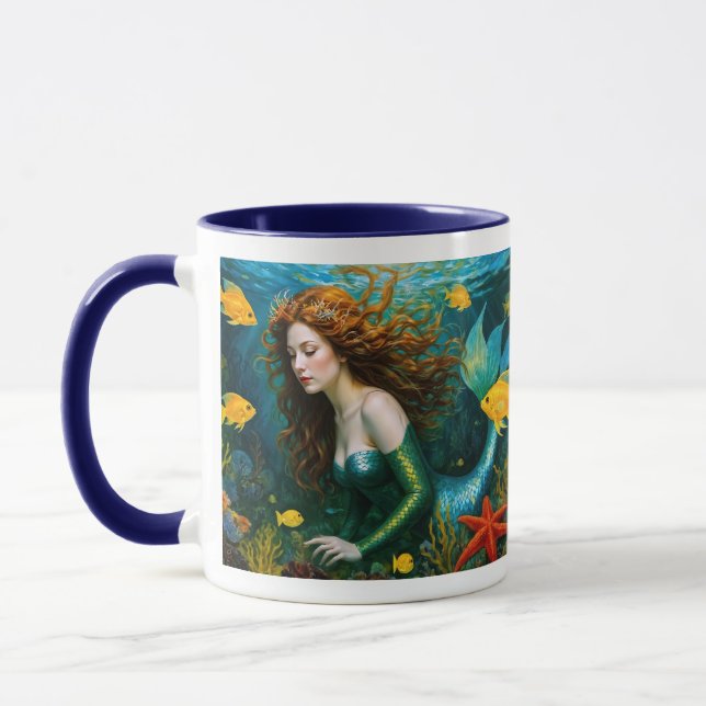 Caneca "Coralyn" - Linda Sereia Mística (Esquerda)