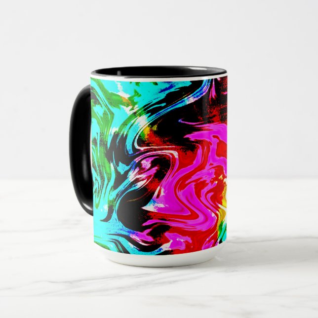 Caneca Corante Do Tie Do Firestorm, Café Mug (Frente Esquerda)