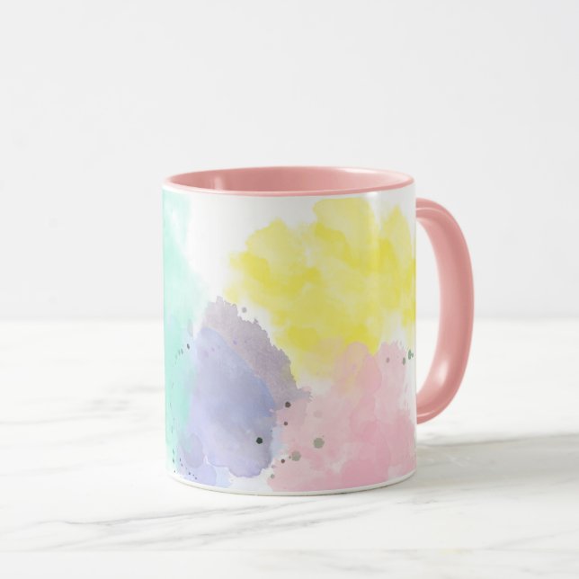 Caneca Cores brilhantes Com um toque suave (Frente Esquerda)