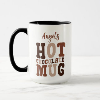 Caneca Cores de Chocolate Personalizado (Do-&-Tal) Chocol
