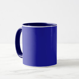 Caneca Cores de cobalto azul