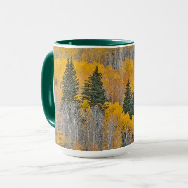 Caneca Cores de outono em Aspen Groves (Frente Esquerda)