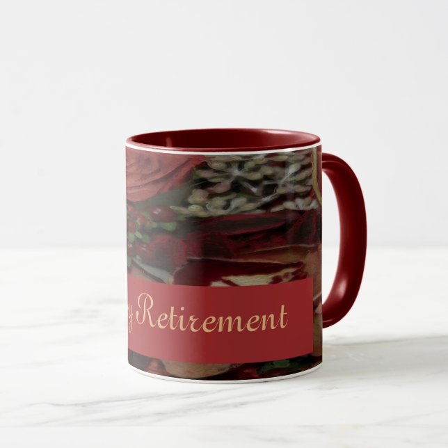 Caneca Cores de outono quentes (Frente Esquerda)
