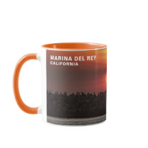 Cores de Pôr do Sol Deslumbrantes - Marina Del Rey
