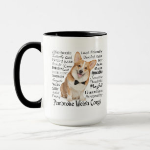 Caneca Corgi Traits Mug
