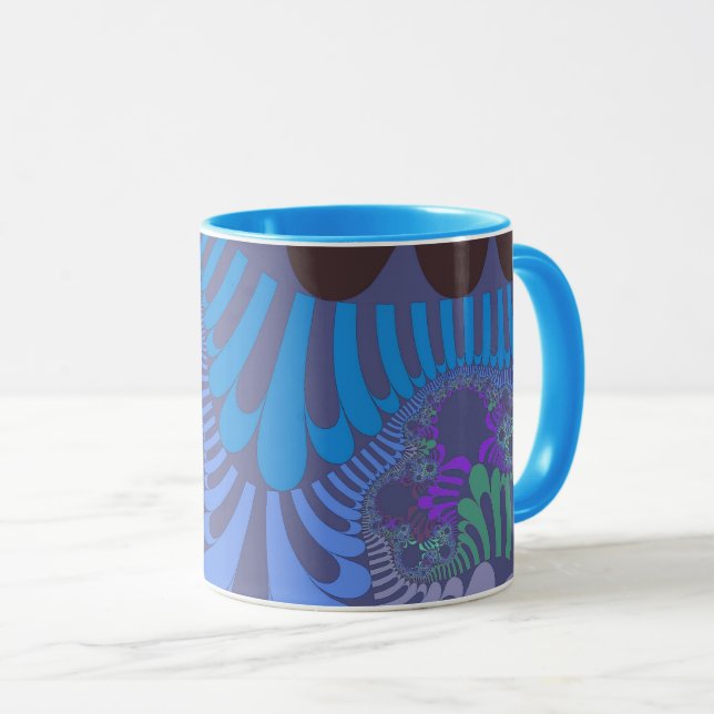 Caneca Cornflower Blue Mod (Frente Esquerda)