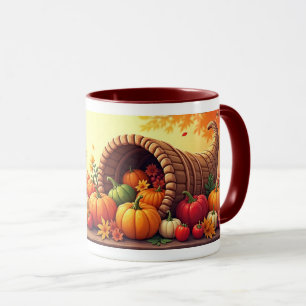 Caneca Cornucópia de Outono