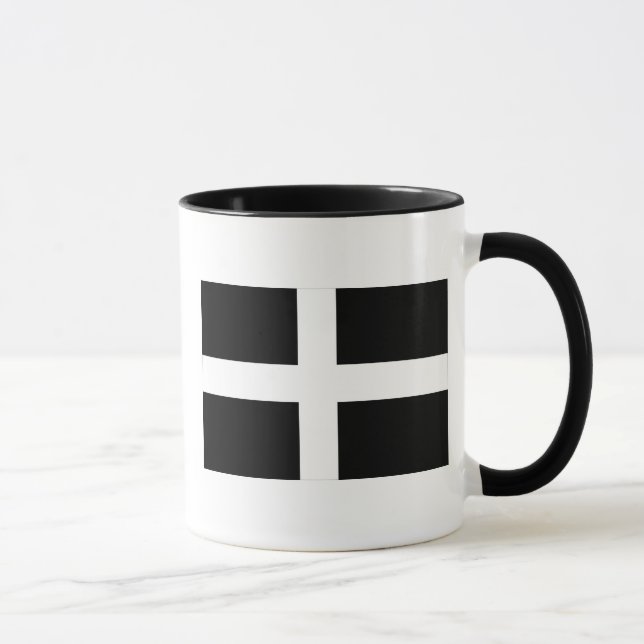 Caneca Cornwall - Cornish Flag / Rua. Piran's (Direita)