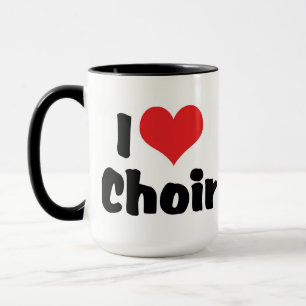Caneca Coro Eu Amo Coração