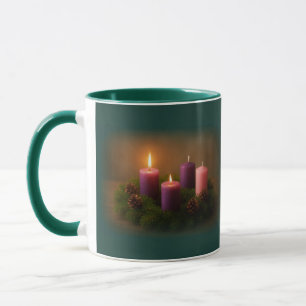 Caneca Coroa de Advento – Café da Segunda Semana de Adven