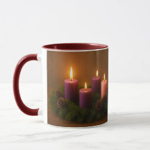 Coroa de Advento Tradicional com Quatro Velas Aces